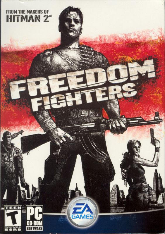 Freedom Fighters box art for Playstation 2